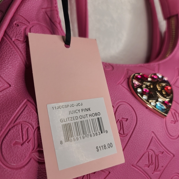 Juicy Couture Pink Spring  Shoulder Bag NEW - Picture 7 of 7